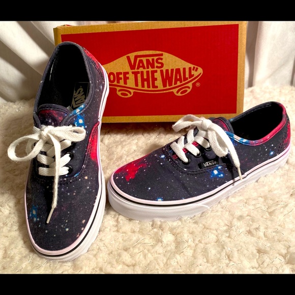 VANS CUSTOM-MADE DOHENY KIDS GALAXY SNEAKERS - Picture 1 of 9